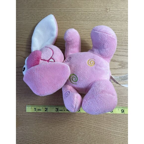 Dan Dee Collectors Choice Funny Bunny Plush Pink Rabbit Stuffed Animal 8.5 Inch - Picture 10 of 10
